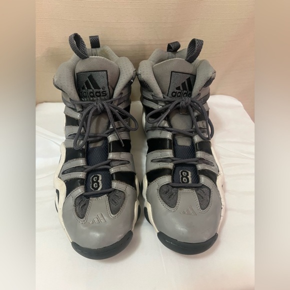 Men’s Adidas Gray and Black Sneakers size 14 sporty running basketball - Picture 1 of 8